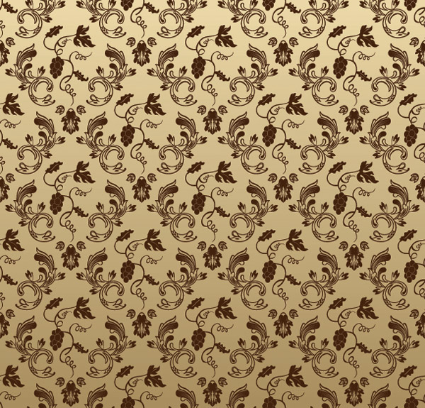 free vector European gorgeous shading pattern vector 3